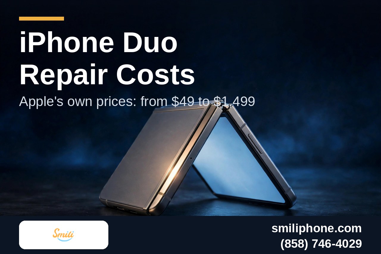 Cuánto cuesta reparar el iPhone Duo: los precios oficiales de Apple, de $49 a $1,499